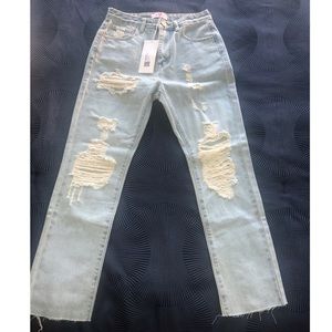 NWT Buddy Love distressed jeans